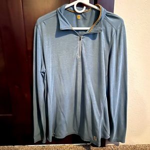 Blue long sleeve Carhartt shirt